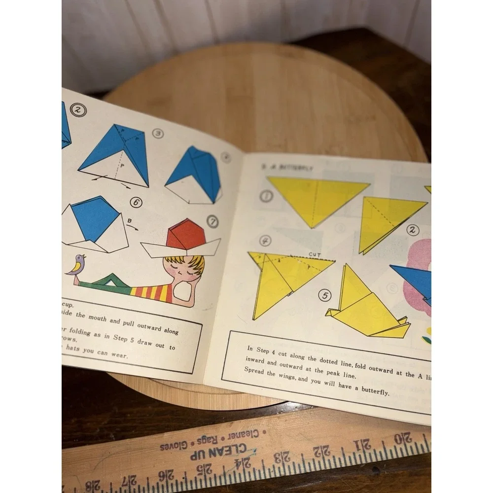VTG‎ origami book instractions simple & great condition